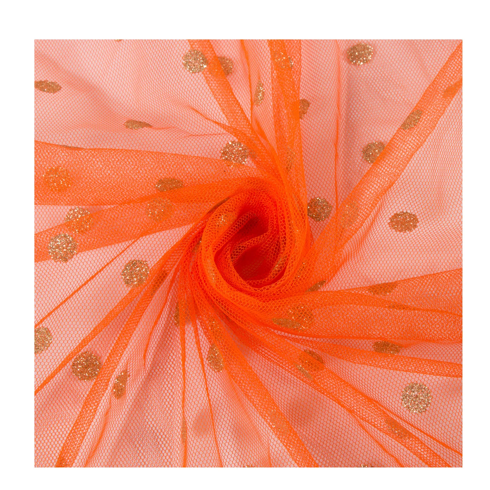 Glitter Mesh Knitted 100 Polyester Shiny Dot Paillette Sequins Fabric For Party Dress Buy