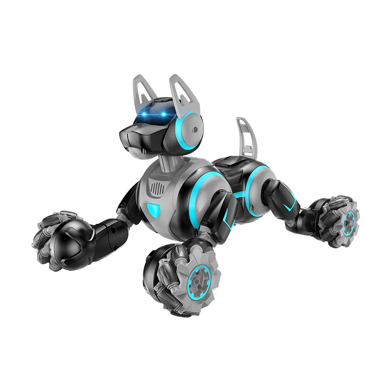 Huada 5ch 2.4g Intelligent Rc Remote Control Stunt Robot Dog Toy With ...