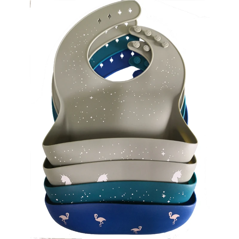 19-print baby bib