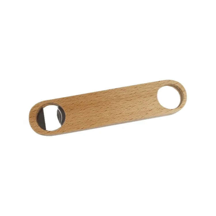 Factory custom beer wooden bottle opener