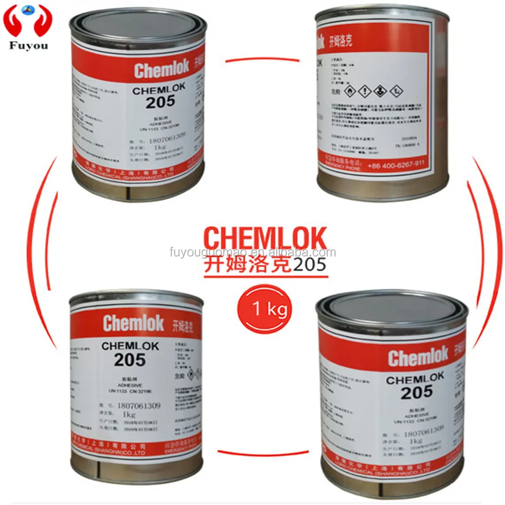 Shanghai Fuyou Lord Chemlok 205 Heat Curing Adhesive for Rubber Products