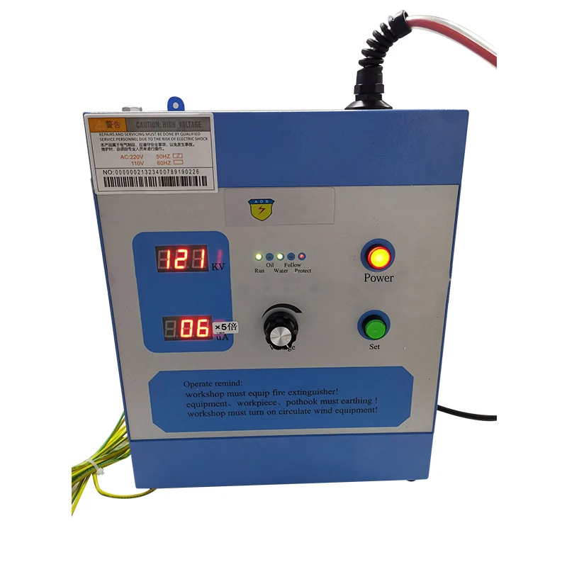 High Voltage Electret Electrostatic Generator For Nonwoven Fabrics