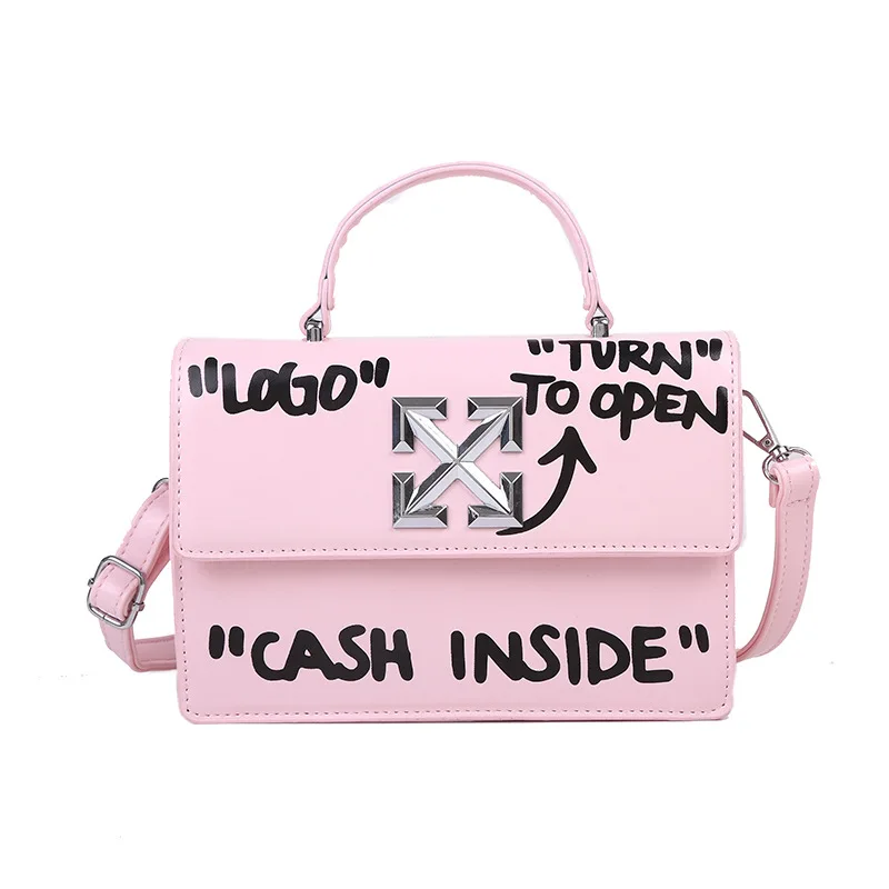 

Graffiti Bag For Women Luxury Handbags Designer Letter Print Crossbody Shoulder Bag Women Travel Tote Bag Ladies Purses, Multi color
