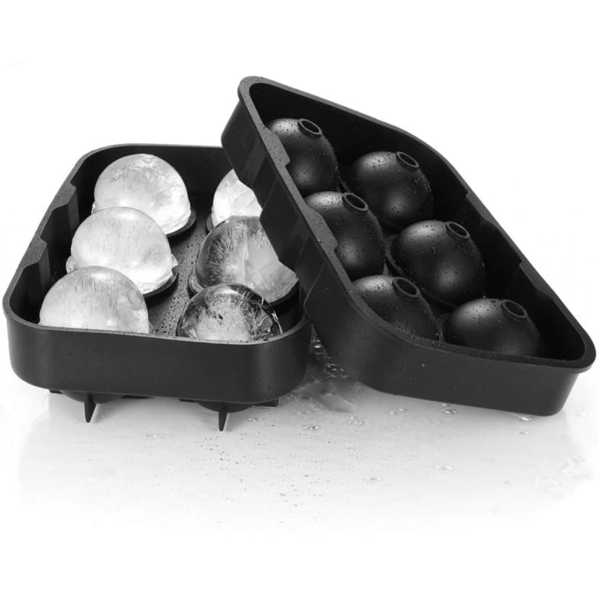 Food Grade Silicone Ice Cube Trays Mold Whiskey Wine Square Round Ice Cube Box Ice Cube Cocktail