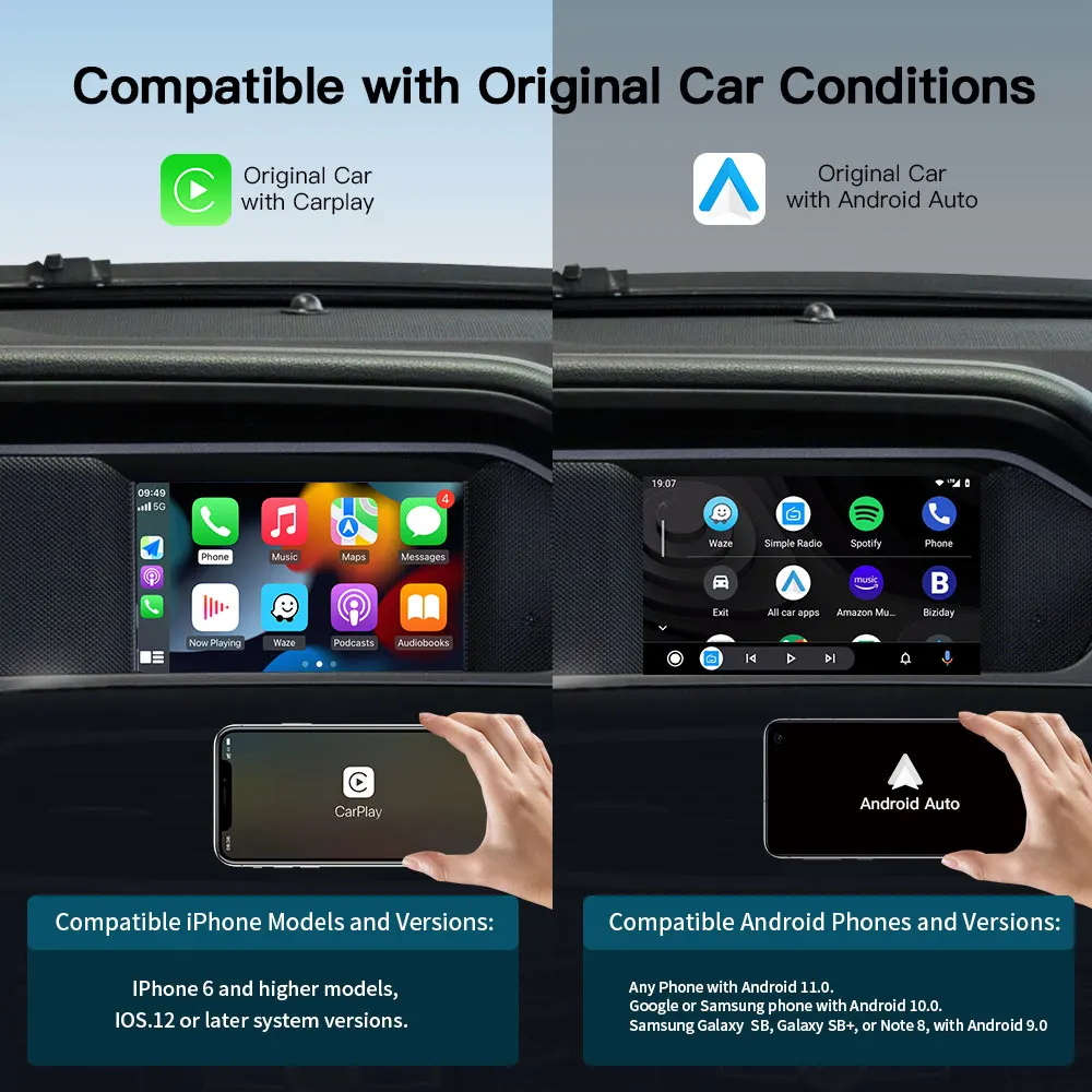 Autoabc Wireless Apple Carplay Android Auto For Mercedes Benz Ntg4.5 ...