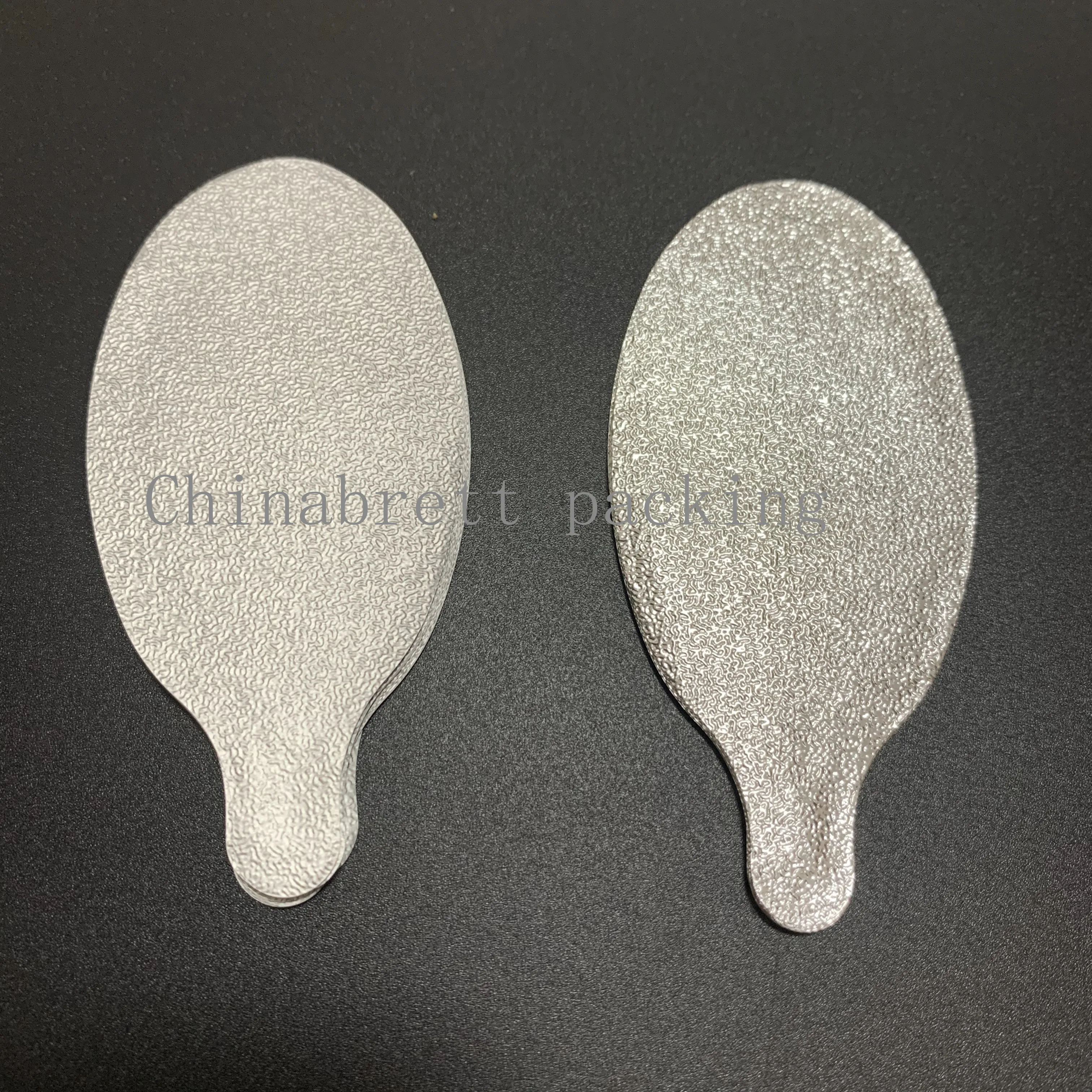 Hot selling customize thick aluminum foil film metallized film for mini honey spoon