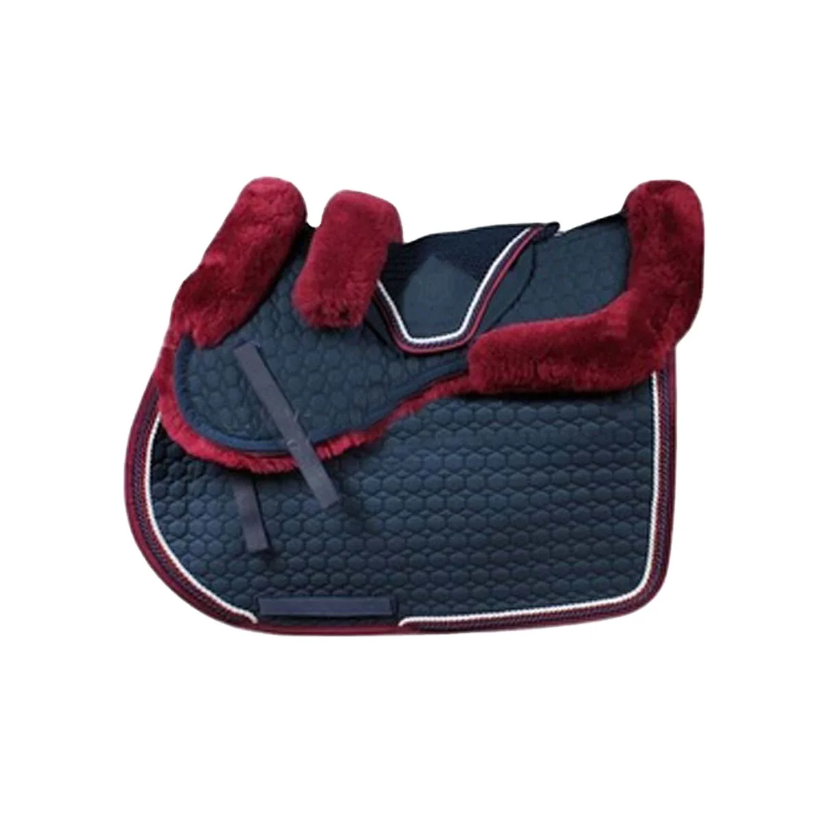 Newest Luxury Faux Fur Horse Saddle Pad Set Horse Product Equestrian