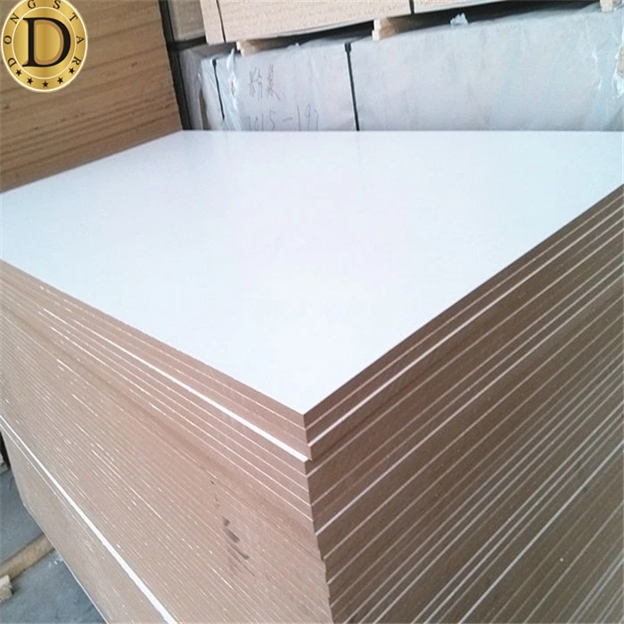 Faced MDF Glossy MDF Decorative Panel One Side High Glossy PVC Wood Fiber Melamine Paper Face Dongstar / Betterway 12mm , 15mm