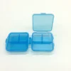 Square shaped double deck medicine pill box / weekly pill organizer