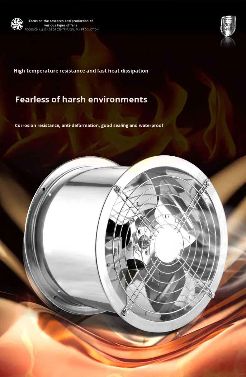 Axial Flow Fan, SUS304, Stainless, Steel, Waterproof - detail 16