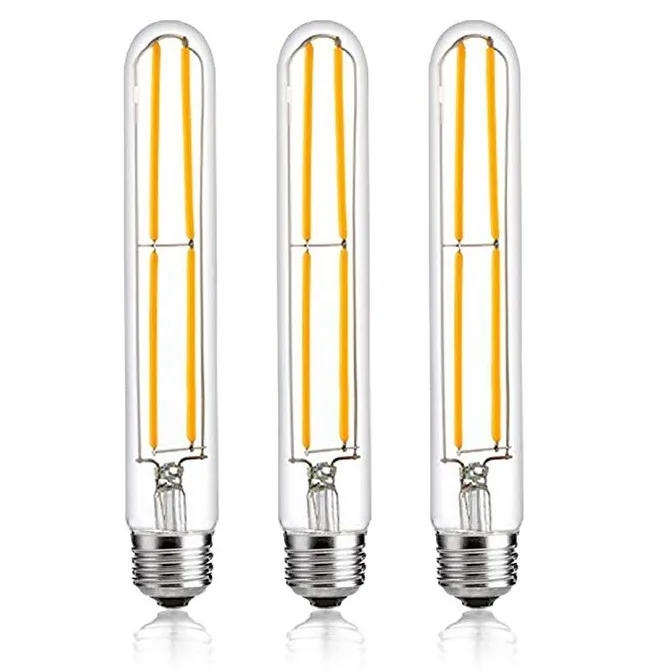 110V 8W decorative Long tube 225mm edison light T30 LED filament bulb
