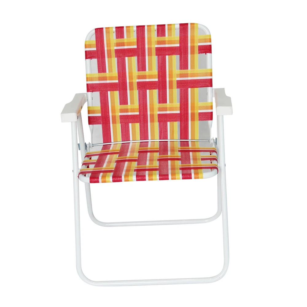 aluminum lawn chair with plastic webbing