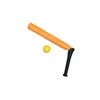 happy learning kids training toy pu foam ball and plastic baseball bat