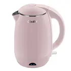 Layer Seamless Welding Ss Stainless Steell Water Cooker 304 Keep Warm 360 Degree 1.8l Double Wall Electric Kettle