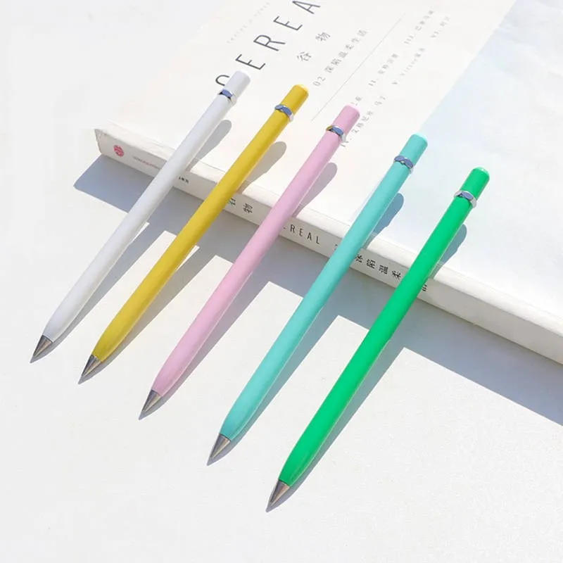 Creative Megical Inkless Pen Eco Friendly Metallic Eternal Pencil For ...