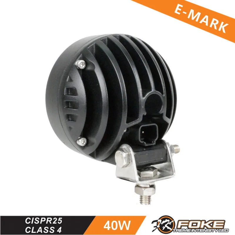 4'' Round Led Tractor Work Lights 40w Led Tractor Light Spot/flood Beam