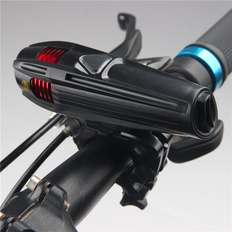 Excellent quality USB charging warning smart bicycle front lights,night riding waterproof bike led headlight