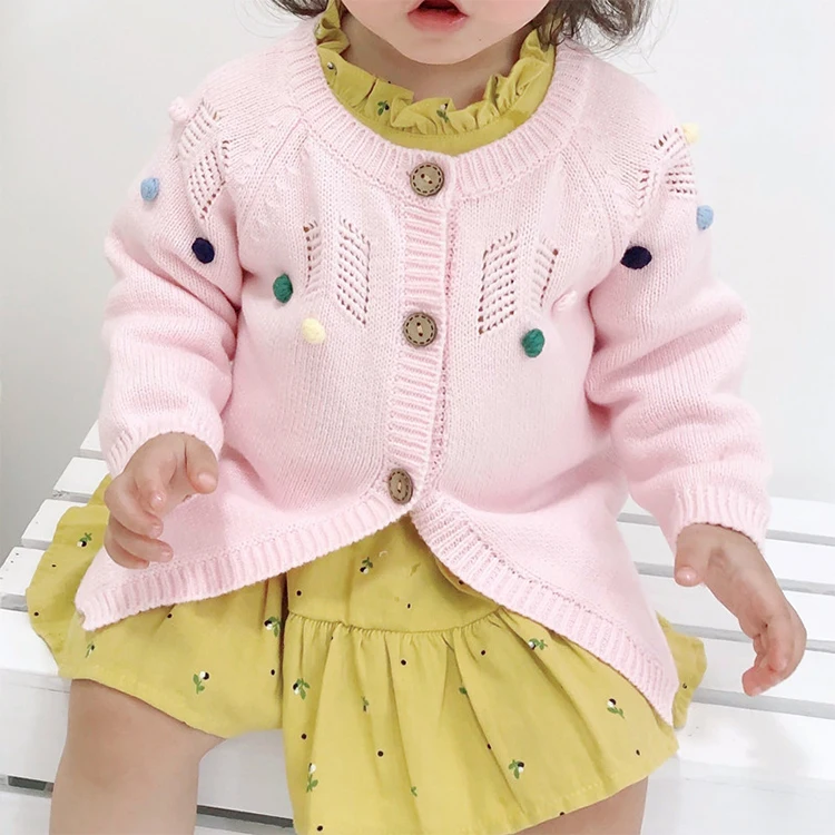 kids clothing Knitted babies sweater kids cardigan for autumn