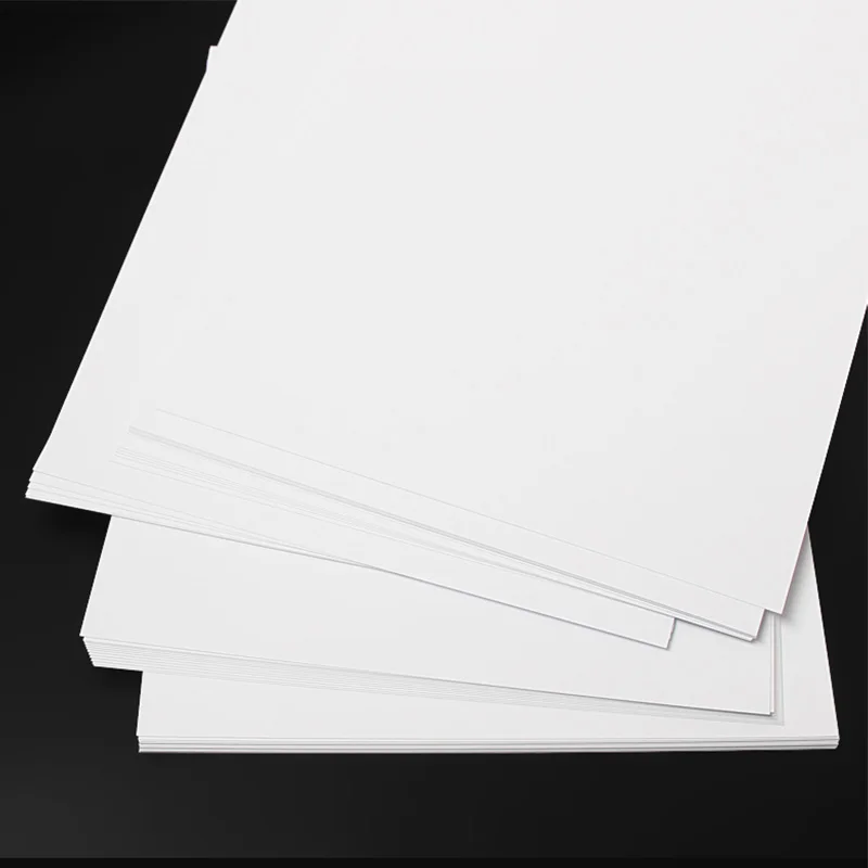 A4 Tarjeta de color blanco Silkweave lino textura mate 250 gsm x 10 hojas 