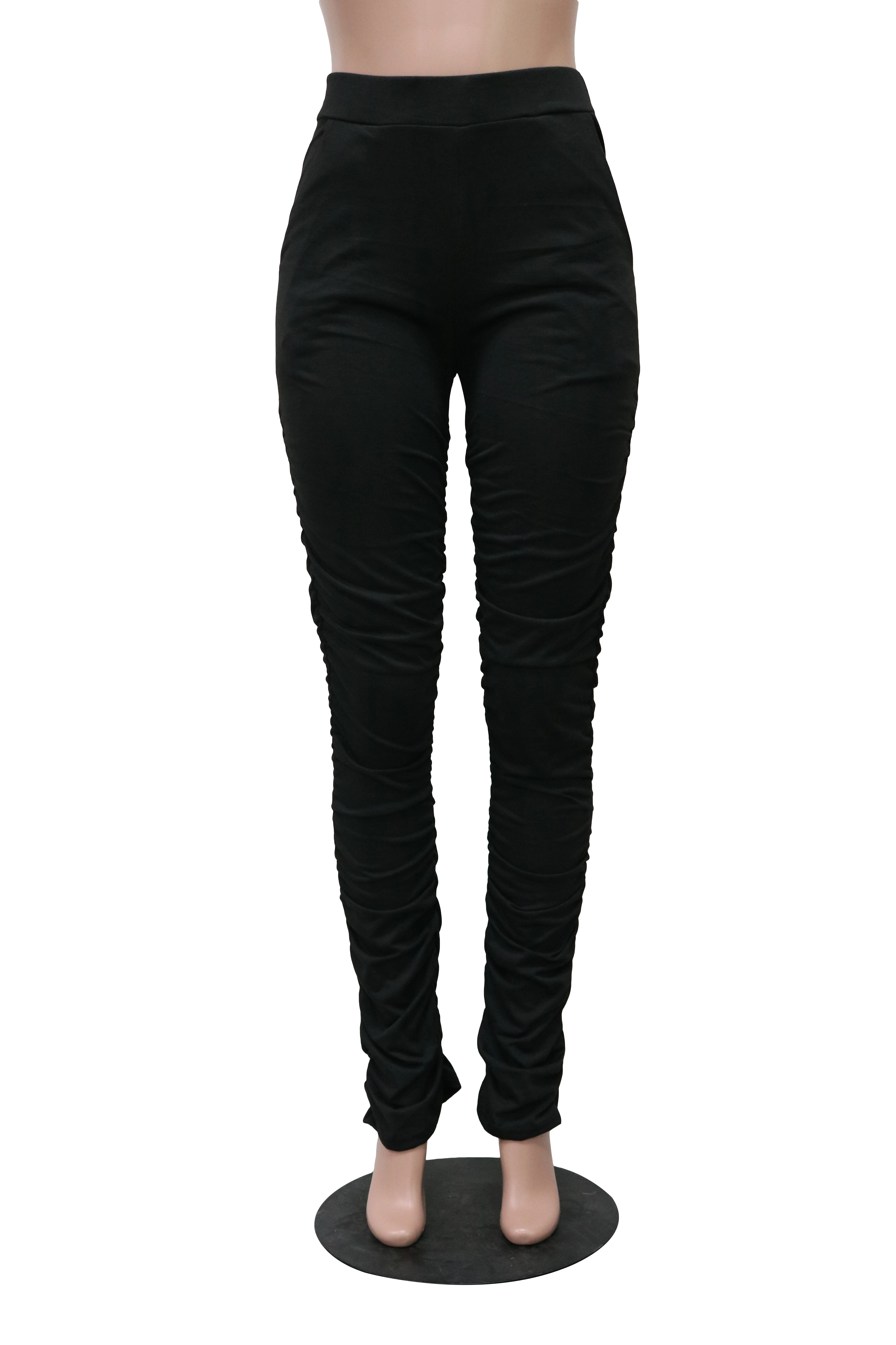 stacked womens joggers