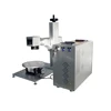Jeans laser marking machine 50w fiber laser marker with rotate working table