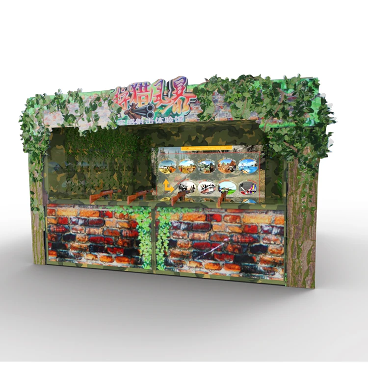 4 Player Vr Shooting Game Machine 3d Crazy Hunting Simulator Vr Hunting