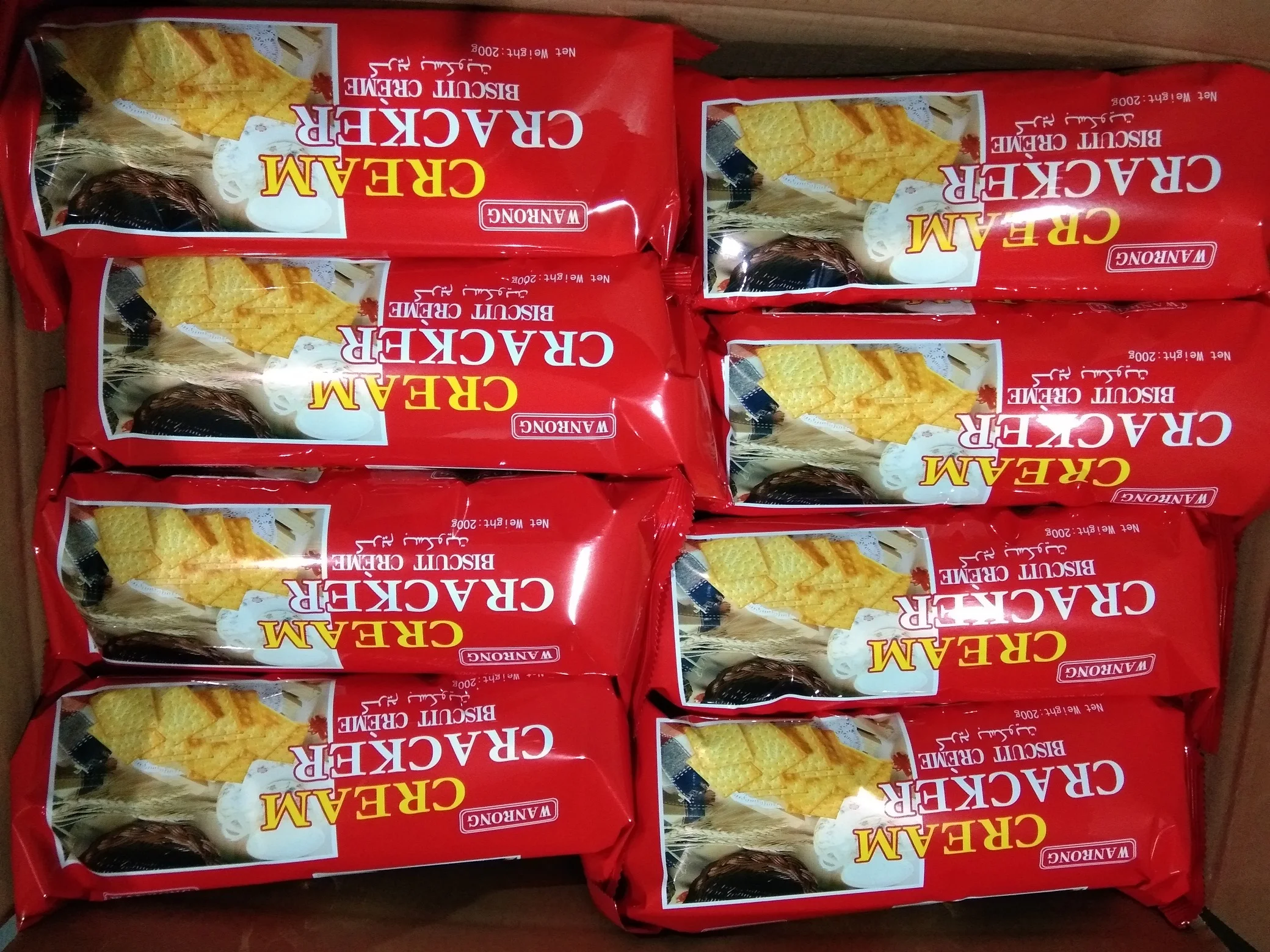 200gx24g hard texture cream cracker