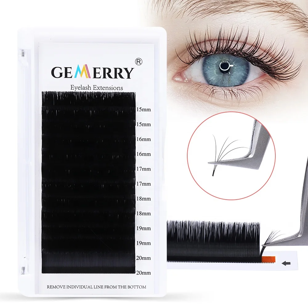 

Volume Easy Fan Volume Lashes .05 .07 .10 Flowering Lash Extensions C D curl Mega Volume Lash Extensions 20~25 mm Length