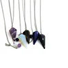 Wholesale Natural Dowsing Pendulum Gemstones Pendulums Healing Crystal Stones