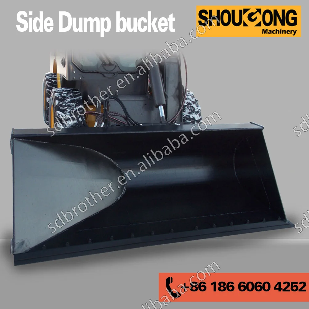 Skid Steer Side Dump Bucket Buy Skid Steer Side Dump Bucket,Side Dump