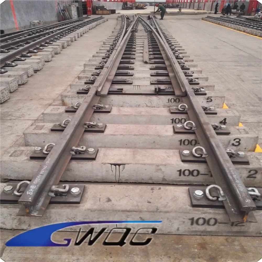 China Railway Equipment Manufacturer Bs100a Rail Track Turnout - Buy ...