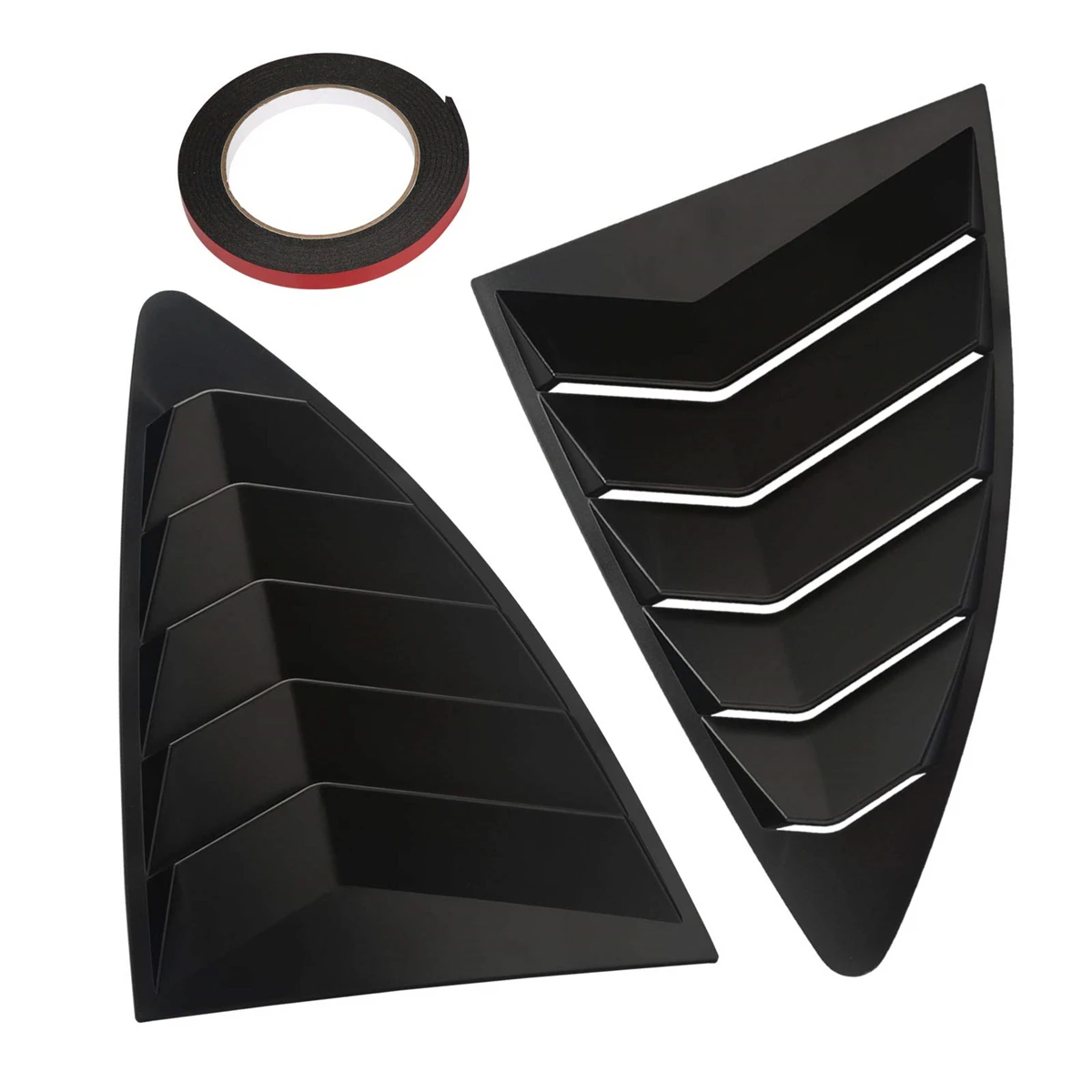 Car Rear Quarter Window Louvers Spoiler Panel For Scion Frs For Subaru ...