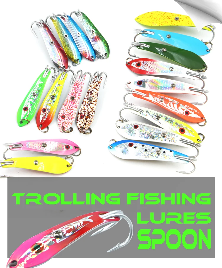 Wholesale Fishing Spoon With Two Hooks King Fish Spoon Lure Fishing Drone Spoon Buy Fishing