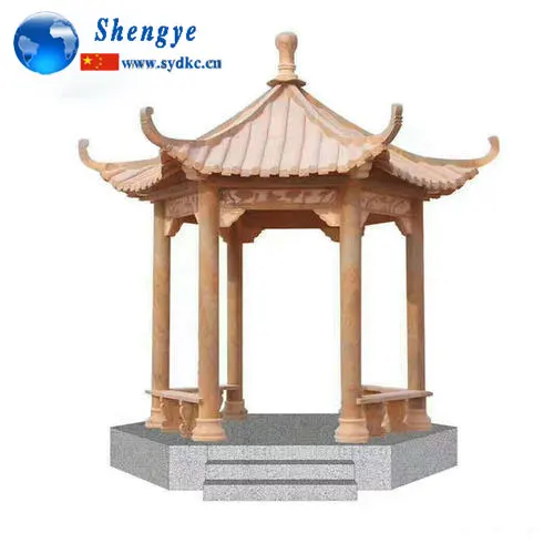 
garden ornaments marble stone summerhouse 