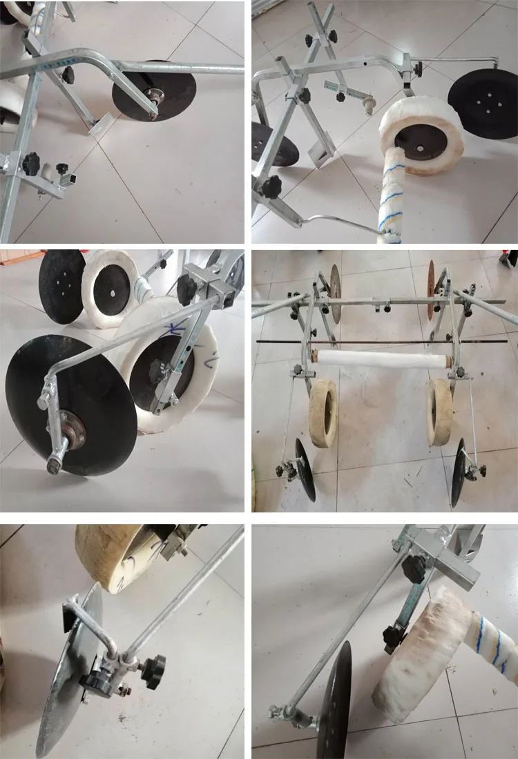 Manual Mulch Layer For Woven Mulch Plastic Laying Agricultural Tool