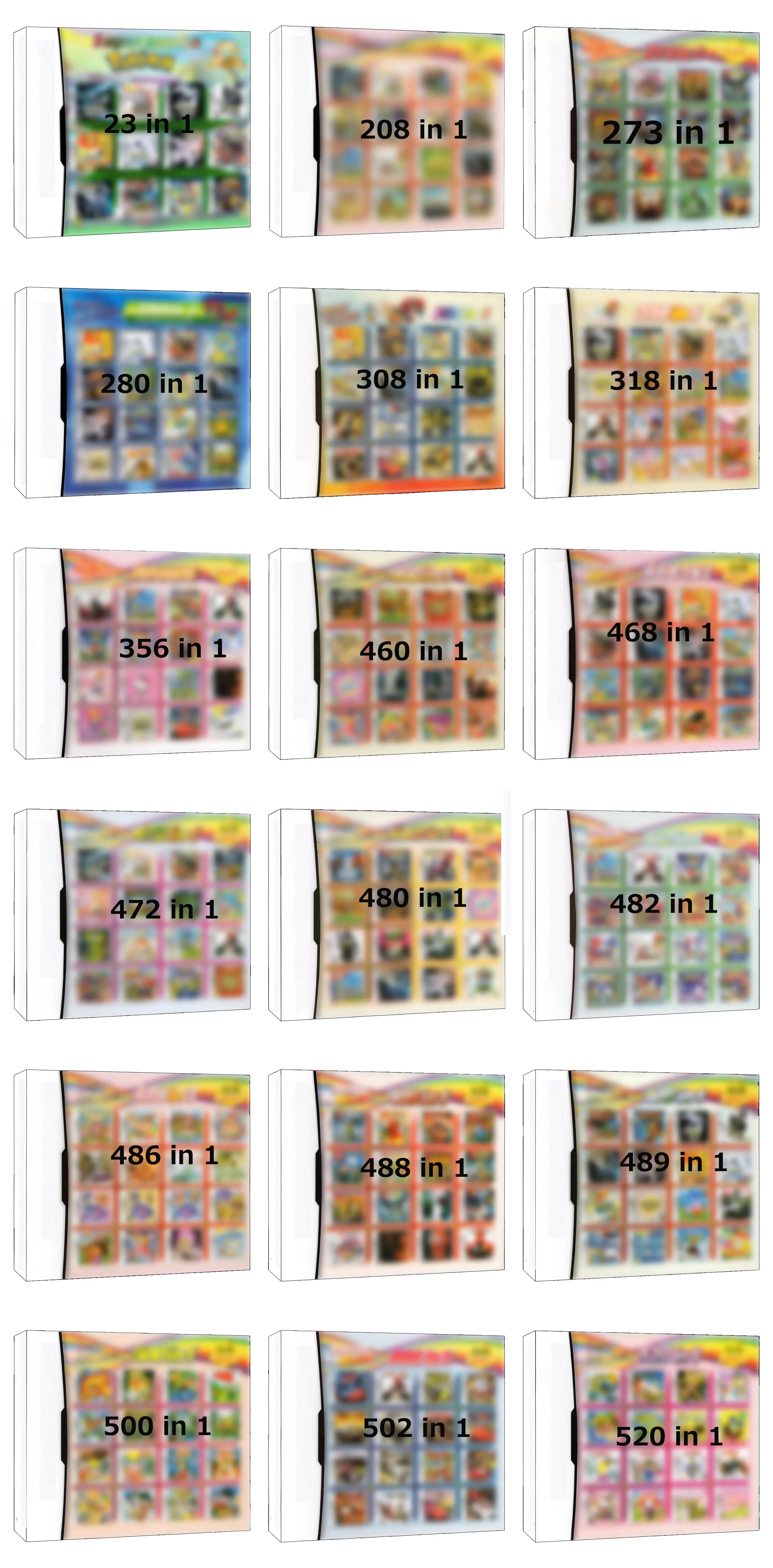 Ds Video Game Cartridge Console Card 482 In 1 For Nintendo Ds 3ds 2ds - Buy  Ds Video Game Cartridge Console Card 482 In 1,482 In 1 For Nintendo Ds 3ds  2ds Product on Alibaba.com