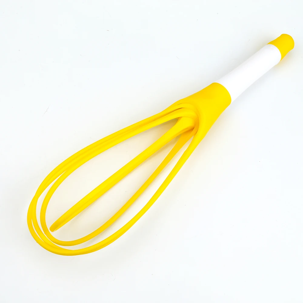 11.5 Inch Twist Whisk 2-in-1 Balloon And Flat Whisk Silicone Coated ...