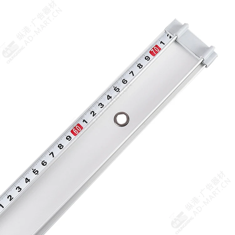 100cm Safety Cutting Ruler / Aluminum Advertising Cutting Plotter Ruler ...