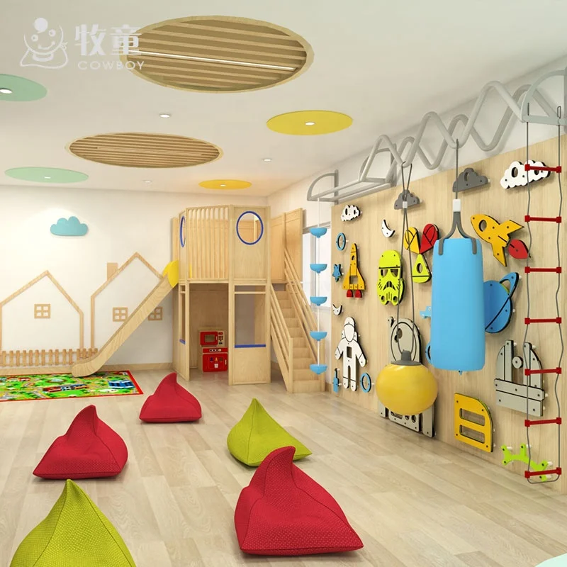 Safety Rosewood Preschool Kids Indoor Gym Playroom Advance Climbing ...