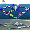 Popular China Inflatable Factory Supply Huge Floating Island Water Park With Toys Fun