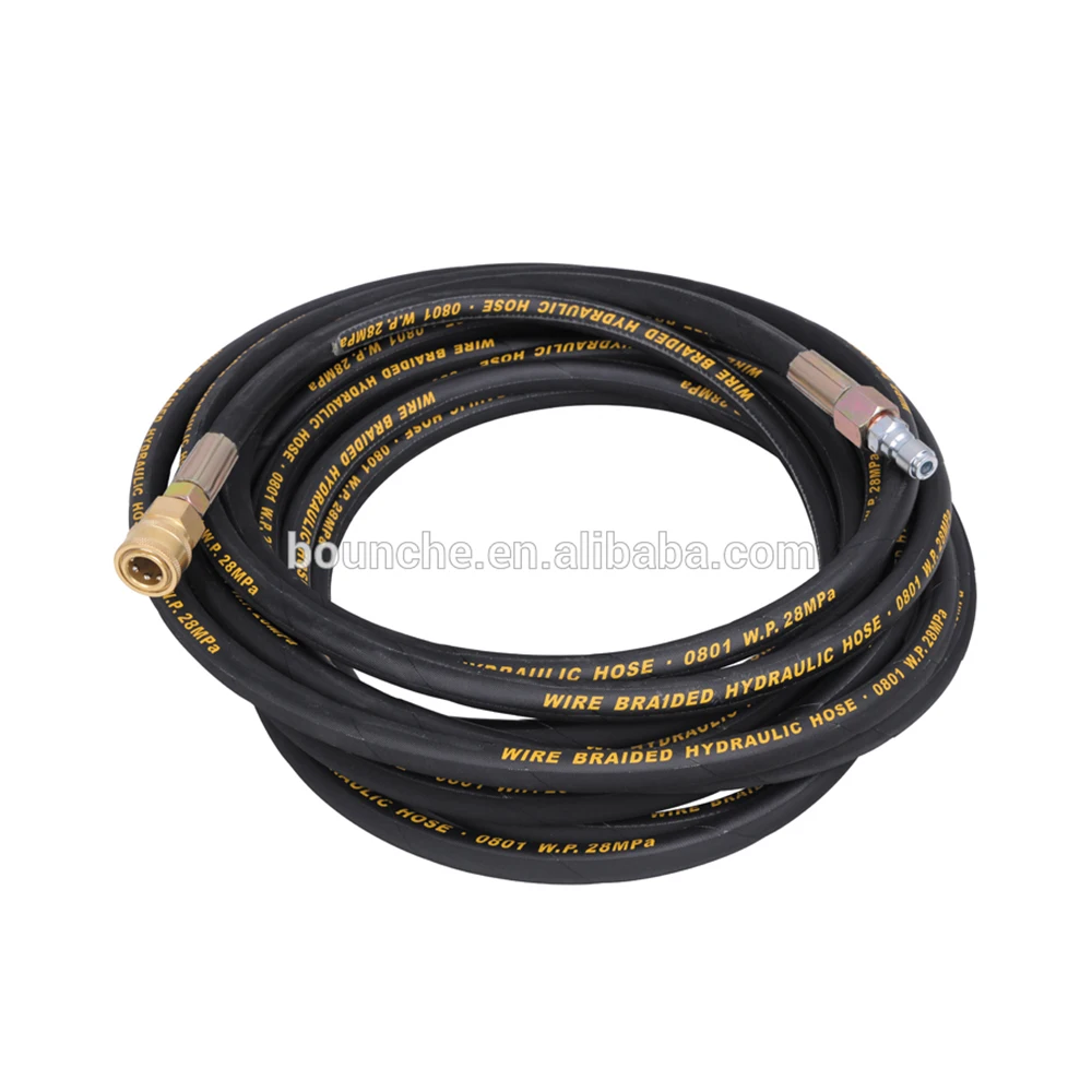 Hydraulic Hose Pipe High Pressure Car Wash Hose,8mm,4000psi,28mpa Buy High Pressure Hose,High