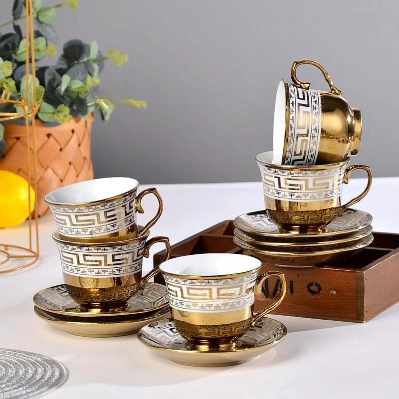 Luxury Golden Design Tea Set Teapot Set Porcelain With Stand Buy High