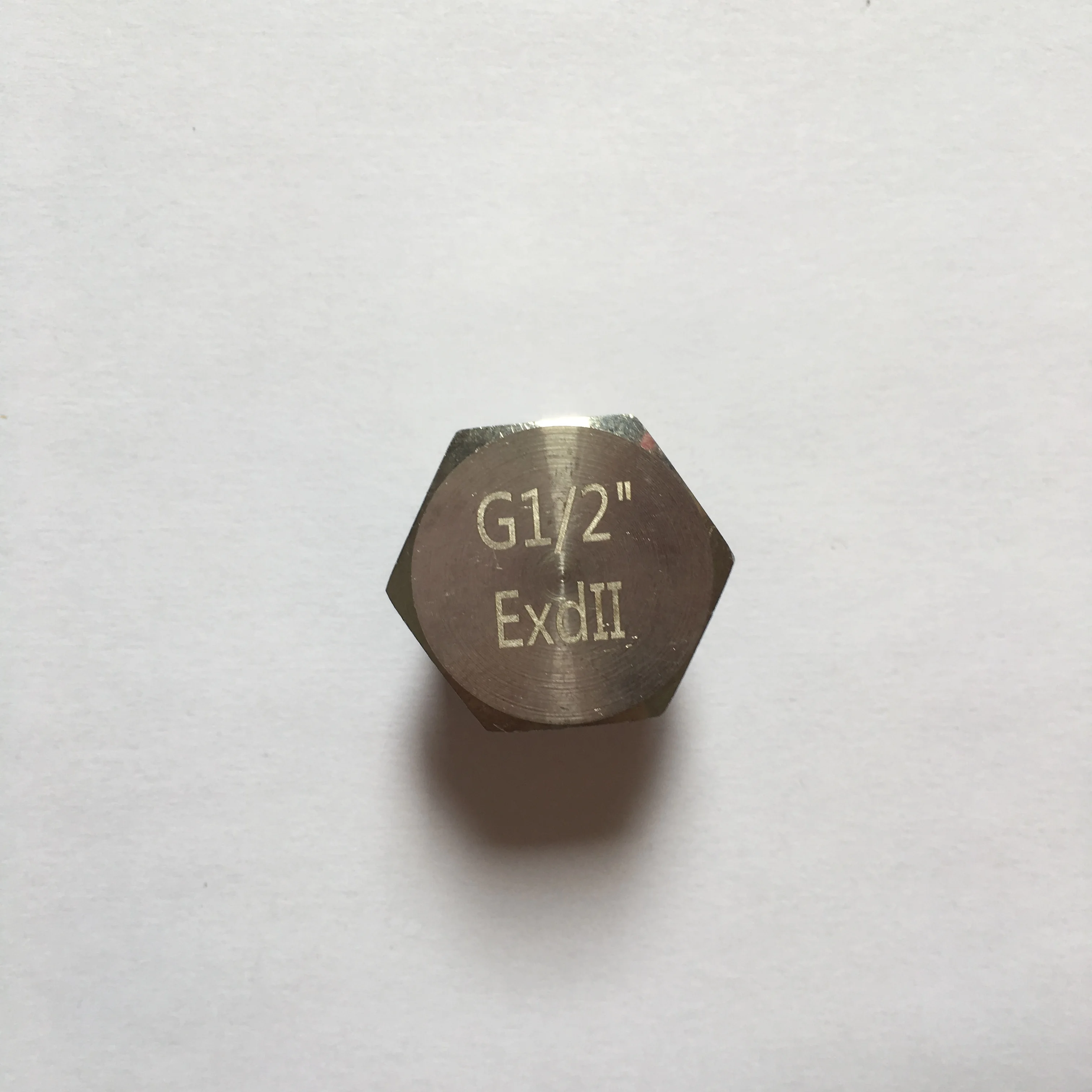 Explosion-proof plug NPT1/2 PG  screw plug 304 stainless steel Outer hexagonal sealing plug M20*1.5