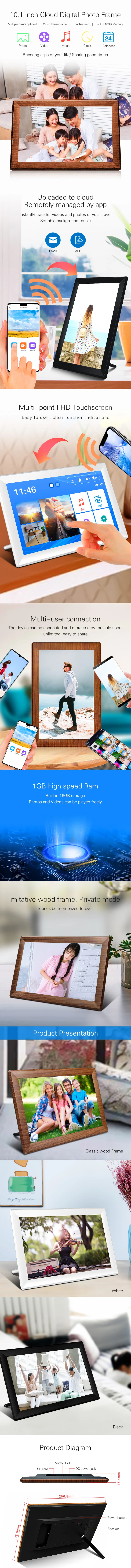 10 Smart Small Size Digital Photo Frame Free Cloud Storage Wifi Android System Buy Smart Digital Photo Frame Wholesale Digital Picture Frame Wifi Digital Photo Frame Product On Alibaba Com