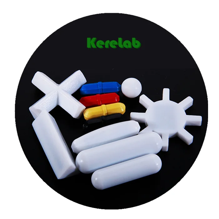 Strong Lab White Ptfe Coated Stirrer Bars Stirring