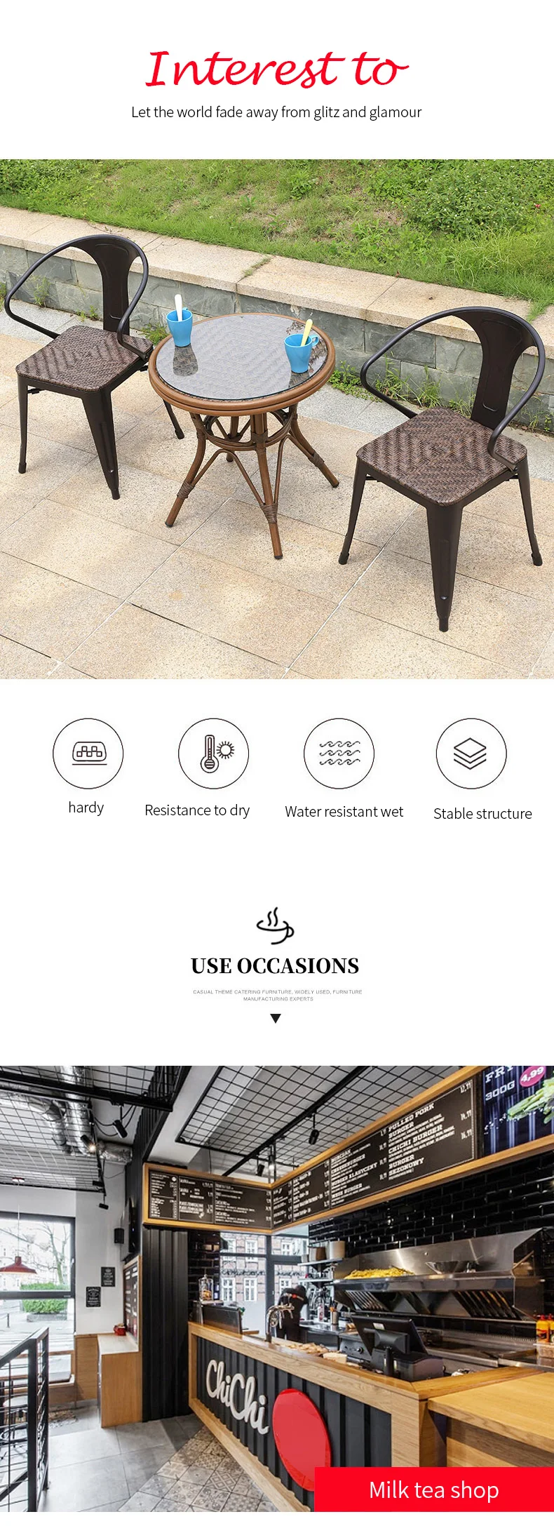 leisure world outdoor furniture on Odm Outdoor Metal Table And Chair Garden 4 8 Person Conversation Set Patio Plastic Wood All Weather Leisure Chair And Table Buy Outdoor Furniture Patio Sofa Chair Garden Chairs Product On Alibaba Com