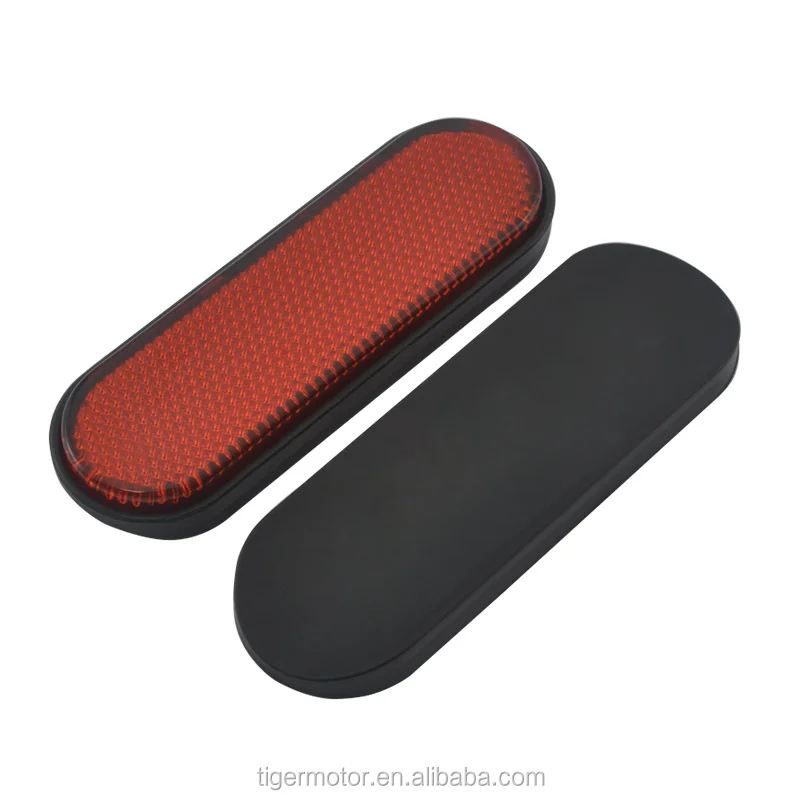 Motorcycle Red Reflector Reflective Sticker Plastic Dirt Bikes Atv Car Truck Universal New Front