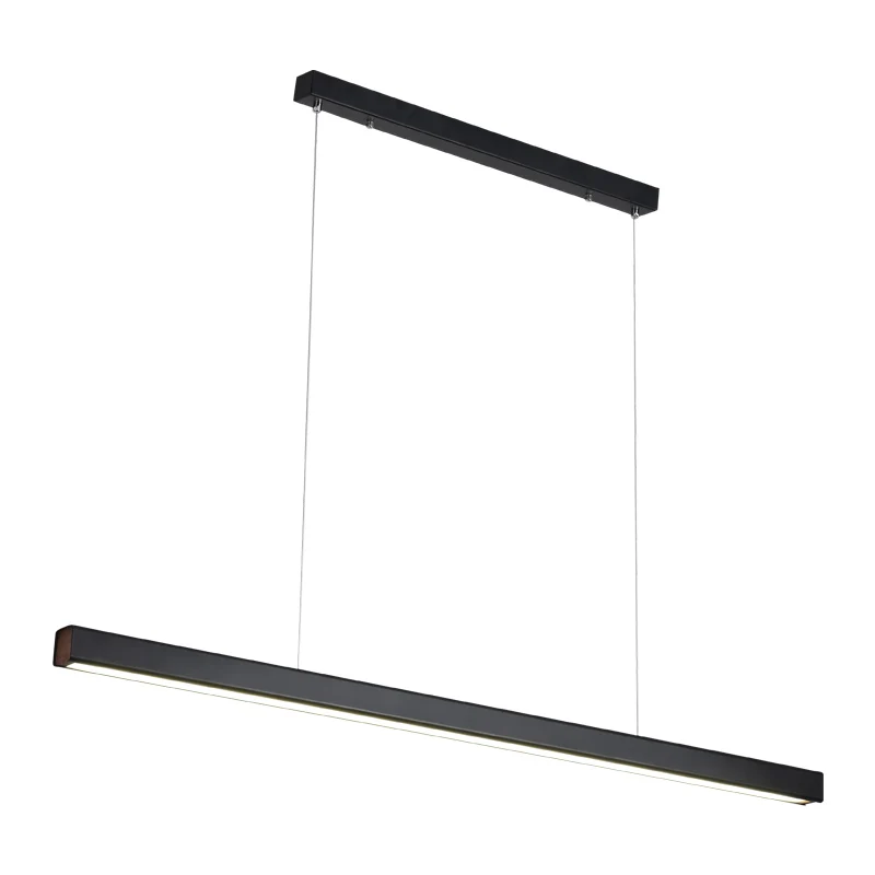 
manufacturer simple indoor long Office hanging Decorative lighting led modern ceiling pendant light chandelier 