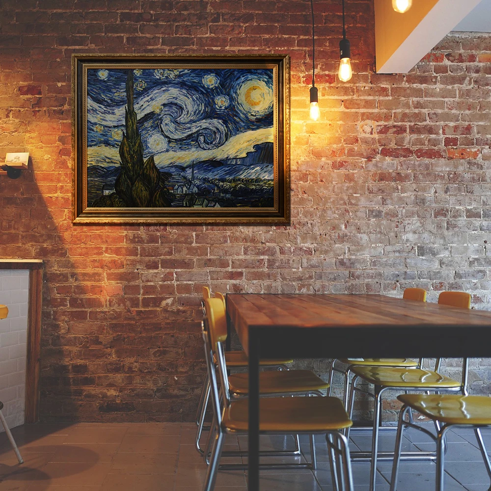 China Dafen Made Famous Van Gogh Starry Night Sky Reproductions Oil ...