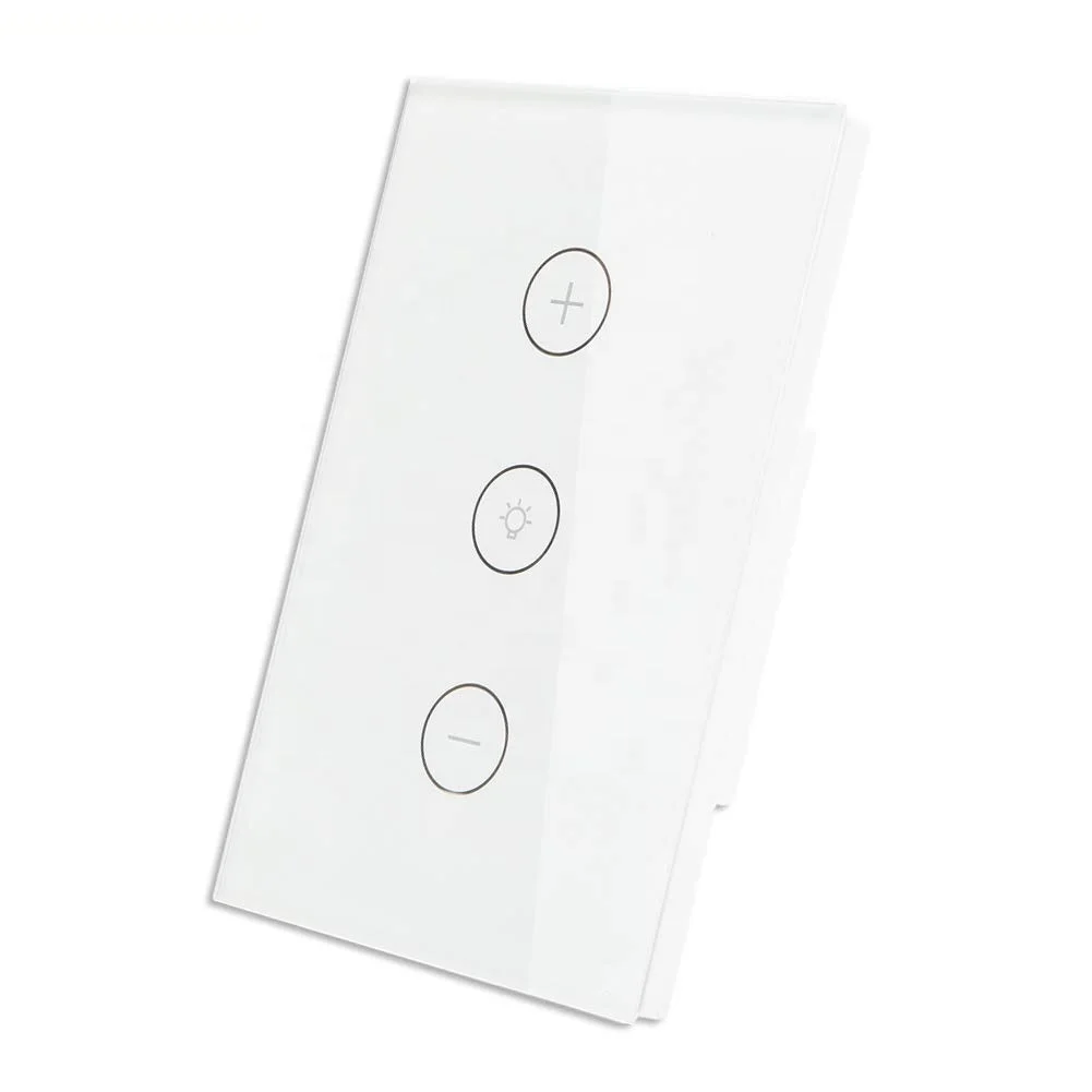 America Alexa Google Assistant Remote Tuya Smart WiFi Light Dimmer Switch for LED Lamp Bulb Ceiling Panel Light Dimming Switch